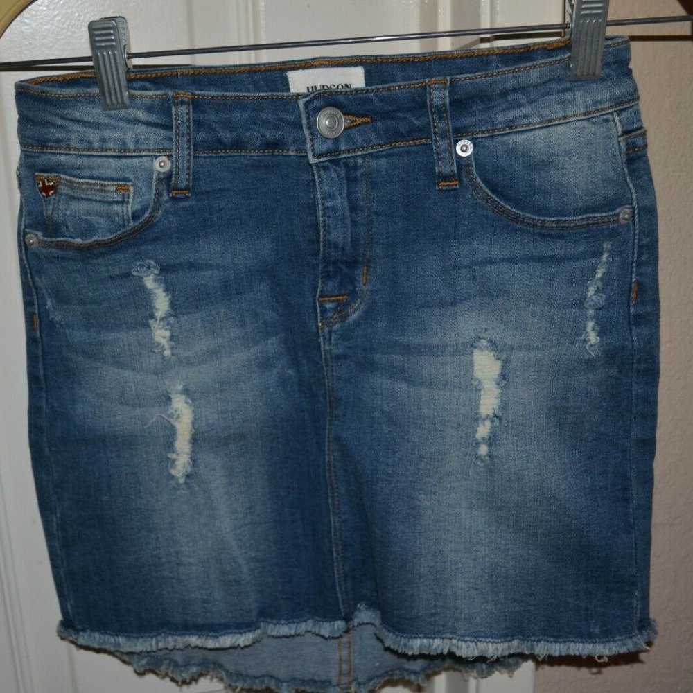 Hudson Jeans Girls Denim Skirt, Size 16